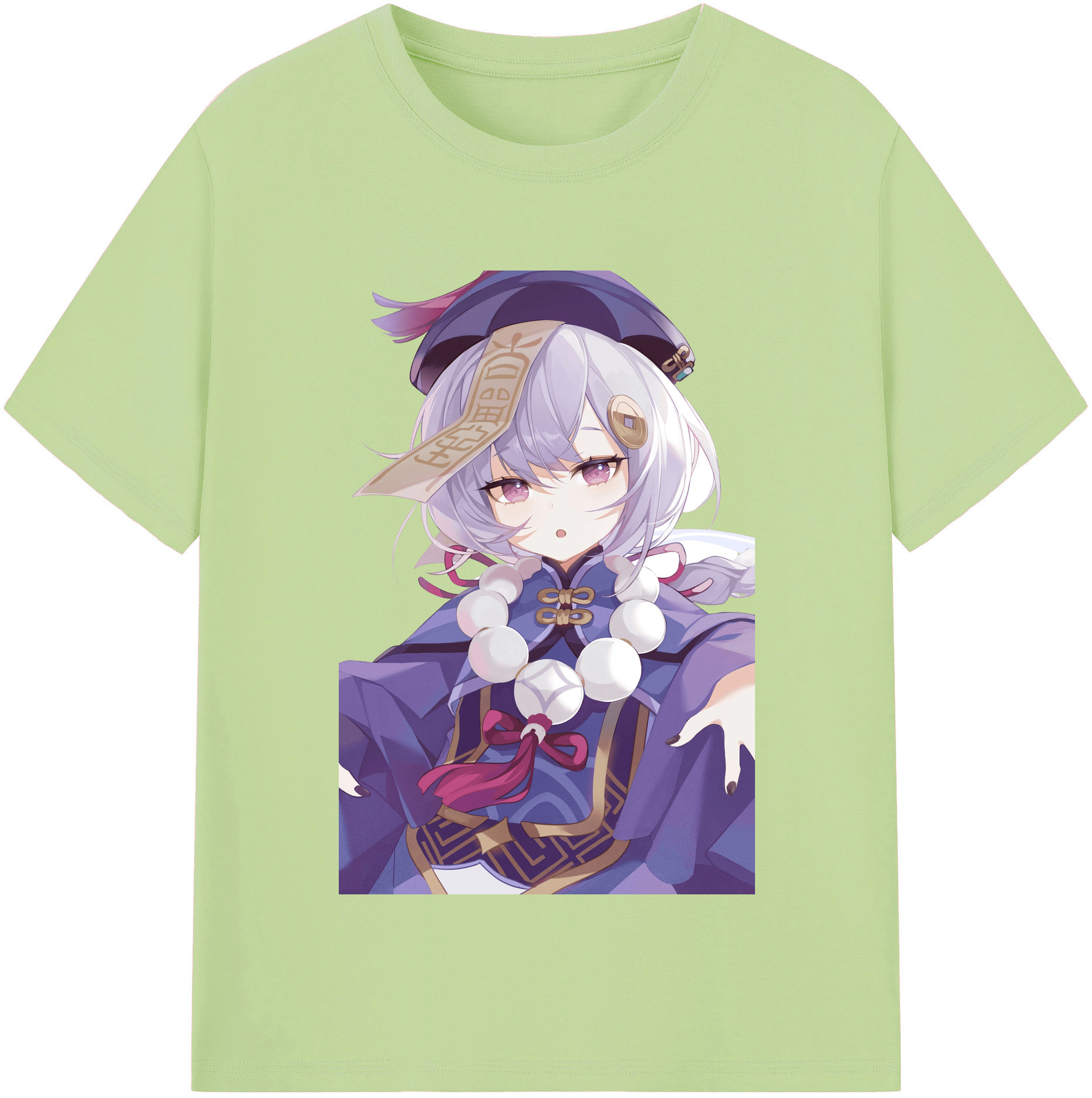 げんし神 七七 なな  genshin Nana 綿100％半袖Tシャツ（フロントプリント）